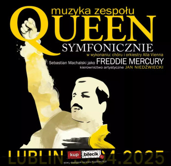 Lublin Wydarzenie Koncert QUEEN SYMFONICZNIE powraca do LUBLINA - Centrum Spotkania Kultur - 13 kwietnia 2025!