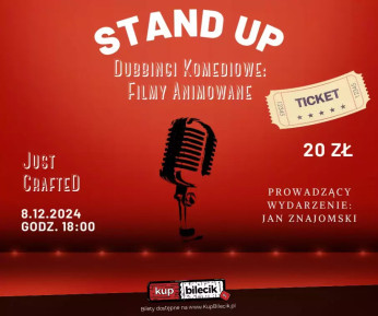 Lublin Wydarzenie Stand-up Dubbingi Komediowe: -  Animacja prowadzenie Jan Znajomski