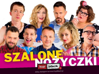 Lublin Wydarzenie Spektakl Szalone Nożyczki - Hit teatralny w gwiazdorskiej obsadzie, spektakl w którym finał ustala widownia!