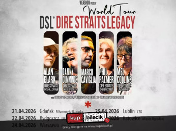 Lublin Wydarzenie Koncert Dire Straits Legacy powraca do Polski - aż pięć koncertów w kwietniu 2026!
