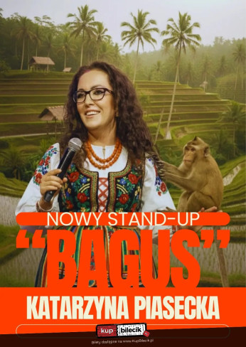 Lublin Wydarzenie Stand-up Nowy program stand-up "BAGUS"
