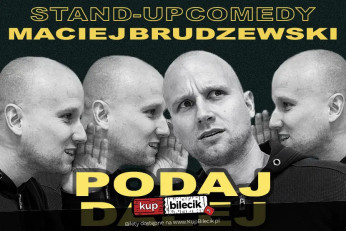 Lublin Wydarzenie Stand-up Maciej Brudzewski w nowym programie "Podaj dalej"