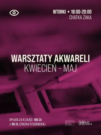 Lublin Wydarzenie Warsztaty Warsztaty malarstwa akwarelowego dla początkujących (6 zajęć)